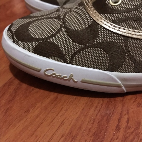 Coach Audrina sneaker size 7 - Picture 3 of 5